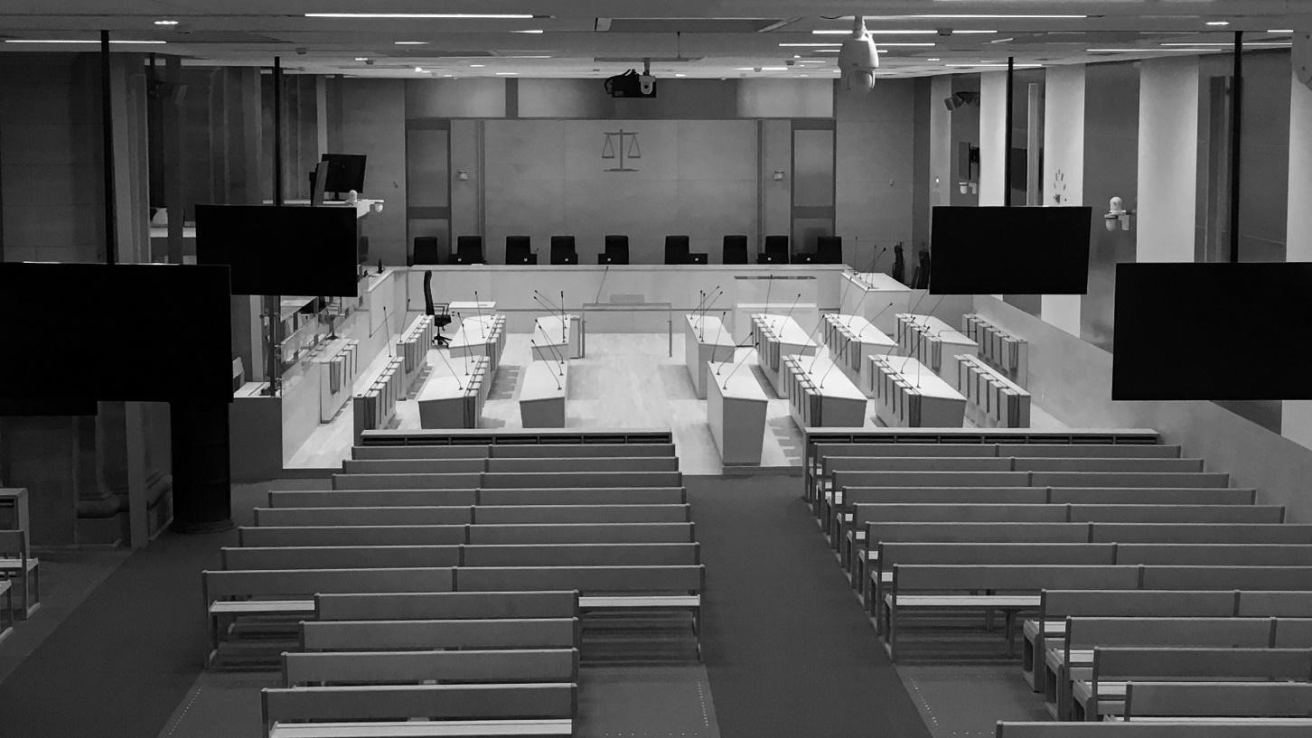 The Bataclan Trial courtroom (photo by Romane Gorce).